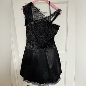 Women’s BCBG MaxAzria One Should Black Cocktail Dress Size 10